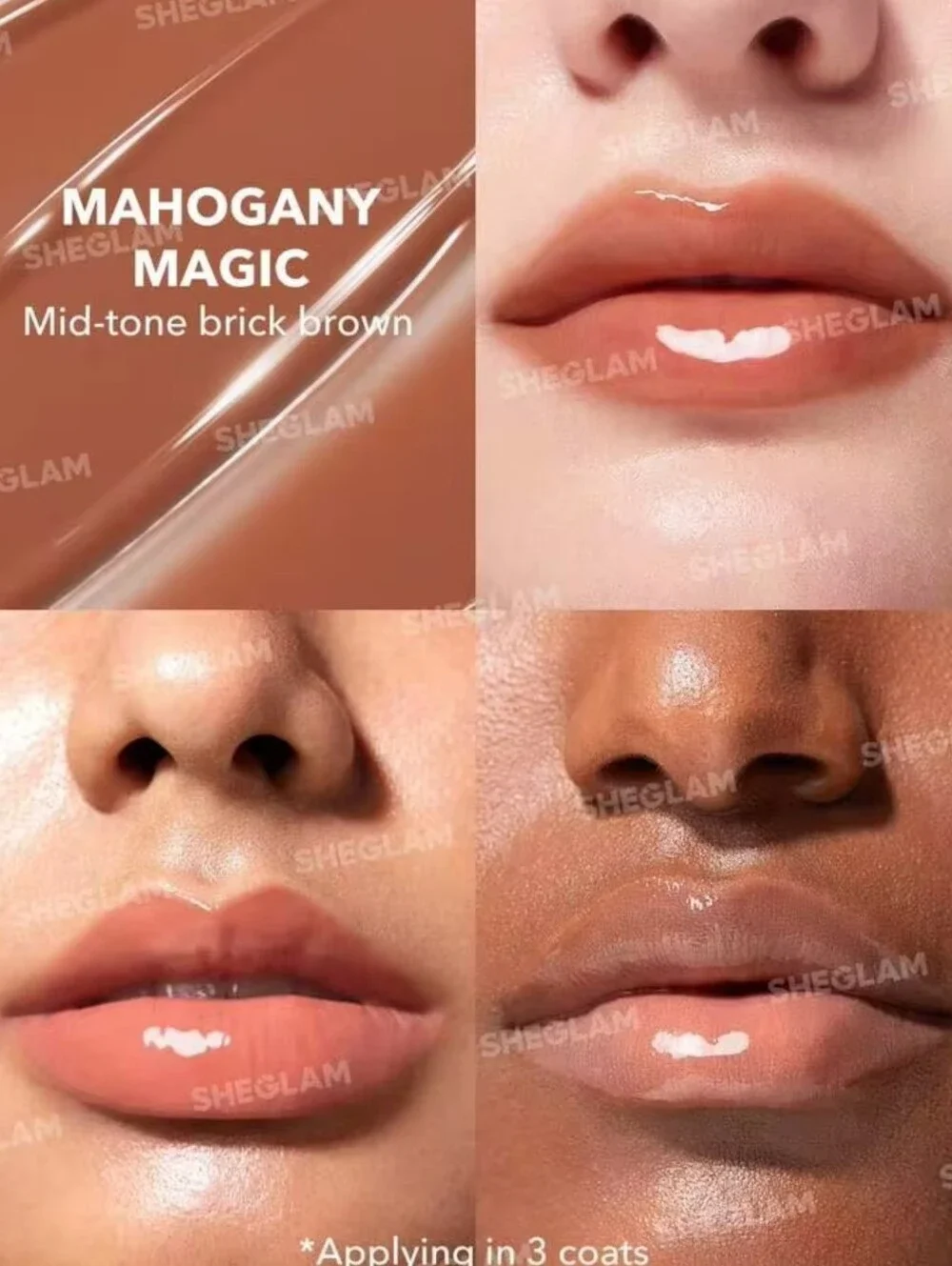 🆕️Pout Perfect Shine Lip Plumper MAHOGANY MAGIC